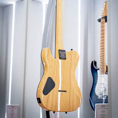 Schecter USA PT Custom EXOTIC Redwood Burl image 9