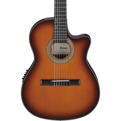 Ibanez GA35TCE GA Classical Acoustic Electric Guitar - Violin Sunburst image 1