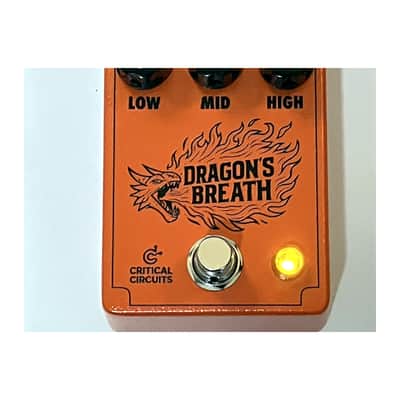 Critical Circuits Dragon’s Breath – Fuzz Face Style Fuzz with Active EQ (Orange) image 7