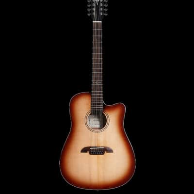 Alvarez AD60-12CESHB Artist 60 Series Dreadnought 12-String Acoustic Guitar image 2