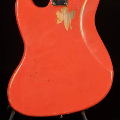 Fender Jazz Bass 1966 Fiesta Red w. OHSC image 4
