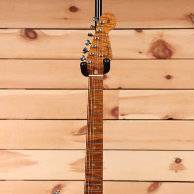 Fender Custom Shop Limited Roasted Pine Stratocaster Relic - Aged Teal Green Metallic-CZ570638 image 5