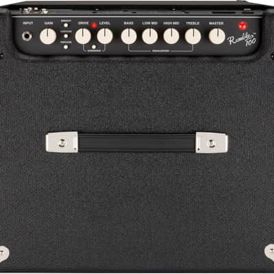 FENDER - Rumble 100 (V3)  230V EUR  Black/Silver - 2370406900 image 4