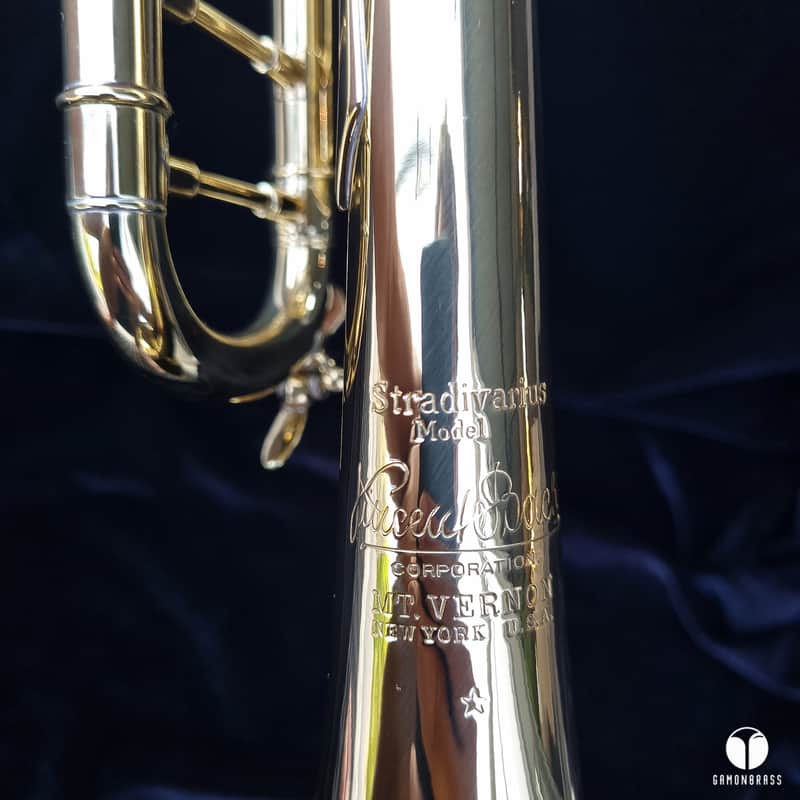 0.462 Mt Vernon Vincent Bach Stradivarius Lightweight STAR 25 trumpet case mouthpiece  gamonbrass image 1