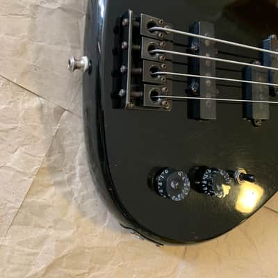 Lado Hawk series P-J bass 80s 90s - Black Good Condition with GigBag image 4