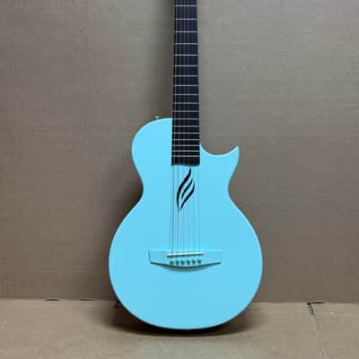 Enya Nova Go Carbon Fiber Acoustic Guitar w/ Gig Bag – Blue – Good Condition image 1
