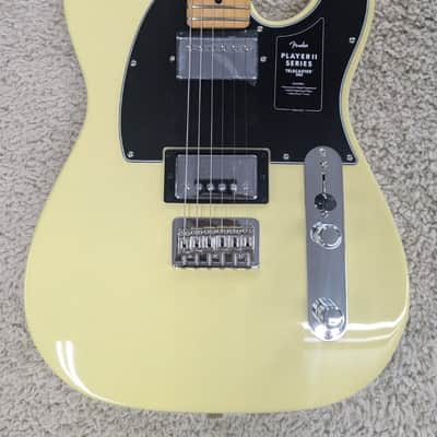 Mint Fender Player II Telecaster HH Elec guitar, Maple Fingerboard, Hialeah Yellow image 3