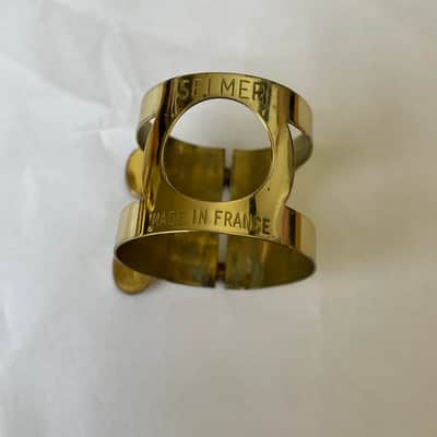 Vintage Selmer Paris Tenor Saxophone Ligature and Cap Set - Listing #2 image 2