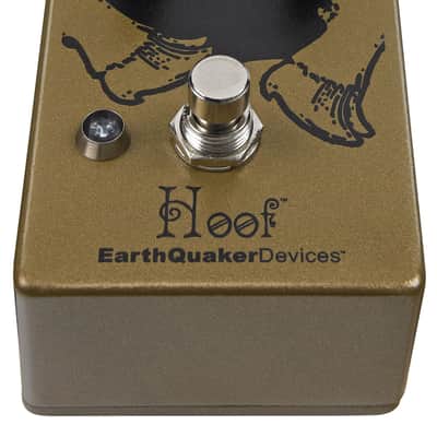 EarthQuaker Devices Hoof Fuzz Germanium/Silicon Hybrid Fuzz V2 Gold/Black image 4