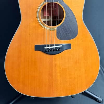 Yamaha FGX5 Red Label Dreadnought Acoustic-Electric Guitar Vintage Natural w/ OHSC (59A)