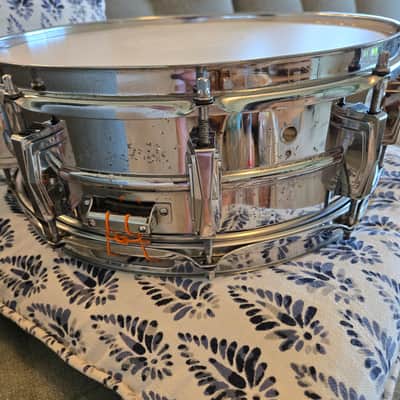 1968 Ludwig LM400 Supraphonic 5x14" 10-Lug Aluminum Snare Drum with Keystone Badge image 5