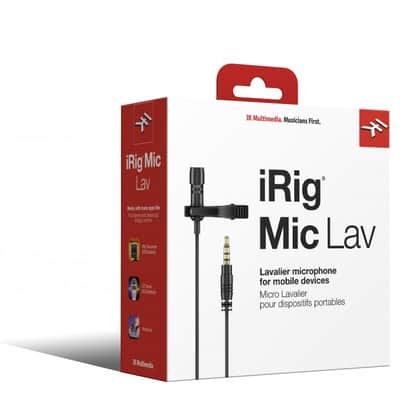 IK Multimedia iRig Mic Lav Mobile Condenser Lavalier Microphone image 7