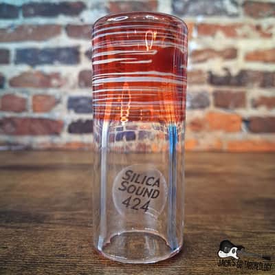 Silica Sound 424 S/M Heavy Wall Regular Guitar Slide with Tapered Interior - Ruby Red