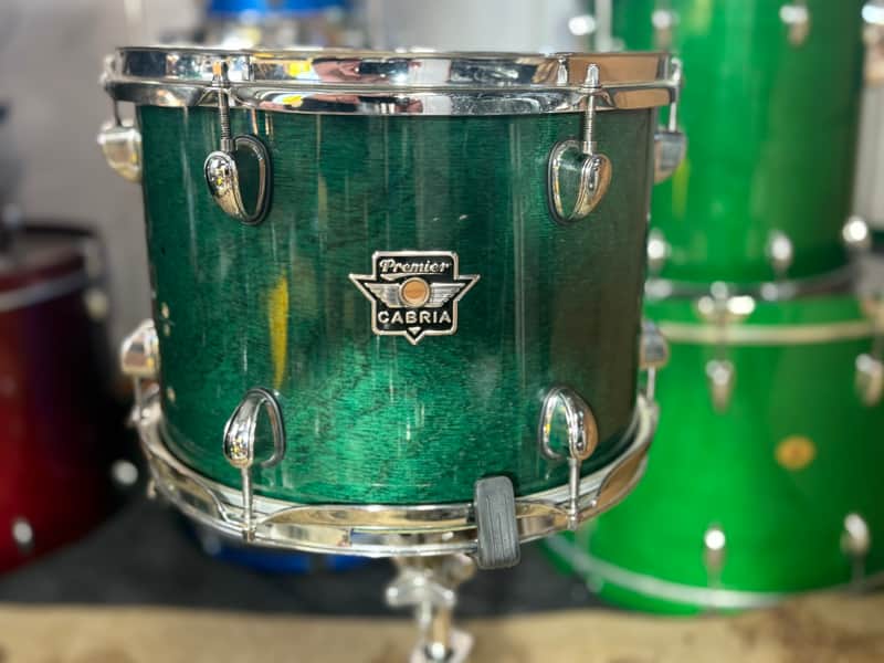 Premier  9x12 Cabria Green Rack Tom Drum image 1