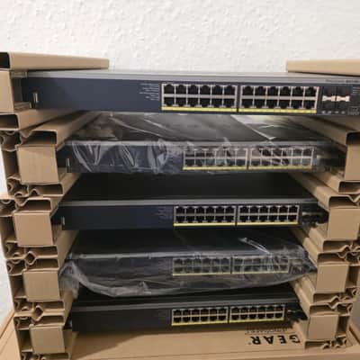 LOT OF 5 NETGEAR ProSafe GSM7224P 24 Port Rack-Mountable Gigabit Ethernet Switch image 3