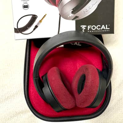 Focal Listen Professional Closed Back Headphones - 32 Ohms 2018 - Present - Black / Red image 2