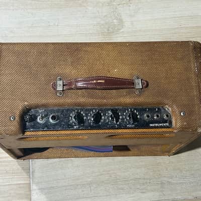 Fender Vibrolux Amp 1959 a very cool & vibey Tweed Vibrolux serviced & ready to enjoy. image 6