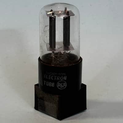 1953 RCA 12SN7GT Vintage 1950s Clear Glass Black Plate Tube! T488 image 3