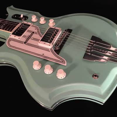 Metropolitan Tanglewood Custom Left Handed 1997 Pearl Aqua Blue image 1