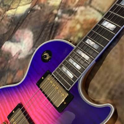 Rare Gibson Les Paul Custom Axcess Neon Burst 2024 - Bengal Burst image 11