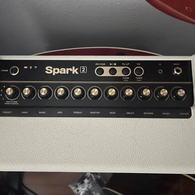 Positive Grid Spark 2 50-Watt 2x4" Digital Modeling Guitar Combo 2024 - Present - Pearl image 3