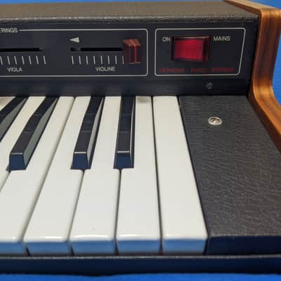 Vermona Piano Strings with original hard-case (vintage analog strings synthesizer, 1978, DDR) image 14