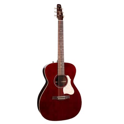 Seagull M6 Limited Edition CH EQ Acoustic Electic Guitar w/Bag - Ruby Red image 3