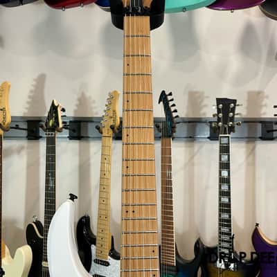 Balaguer Select Series Diablo Retro 27 FR Electric Guitar w/ Bag-Gloss Solid White image 9