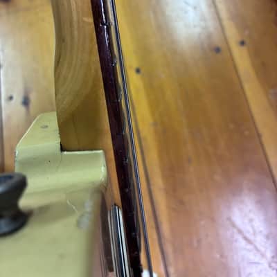 Used 1970s National Telecaster Copy Rosewood Fingerboard Vintage White image 10