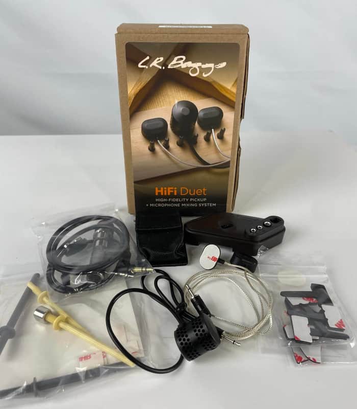 LR Baggs HiFi Duet Acoustic Guitar Pickup/Preamp System, Black image 1