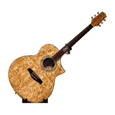 WHITE finish - Angled Hang'em High Guitar Wall Hanger for Acoustic Guitars image 4