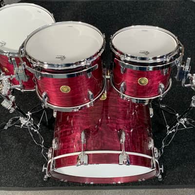 ~WOW!~ Gretsch USA Custom 5-Piece 10/12/14/16/22 Drum Kit Set in Purple Gloss Lacquer image 5