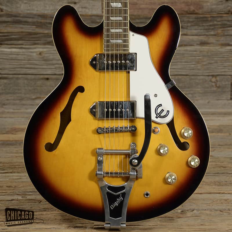 Epiphone Casino Limited Edition 3-Tone Sunburst w/Bigsby USED (s325) image 1