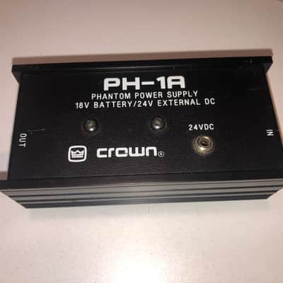 24v or 17.5v microphone phantom supply runs on 24vdc or two 9v batt PH-1A image 2