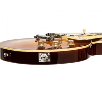Stagg SEL-STD VSB Standard Series Solid Mahogany Body Archtop Set-in Neck 6-String Electric Guitar image 6