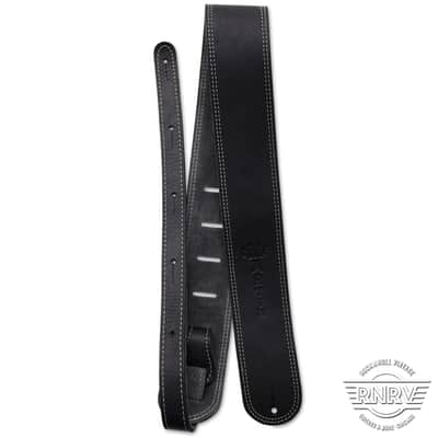 Martin Ball Glove Leather and Suede Guitar Strap 2010s - Black image 1
