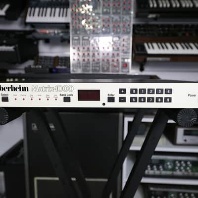 Oberheim Matrix 1000 - MINT - White + eprom 1.20 + user manual & extras image 2
