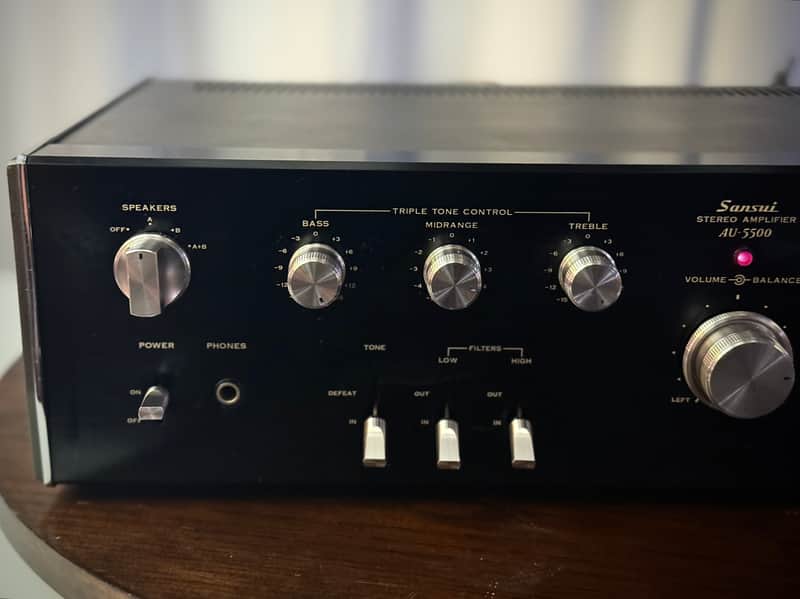 🎶✨ Sansui AU-5500 Vintage Integrated Amplifier – Serviced • | Reverb