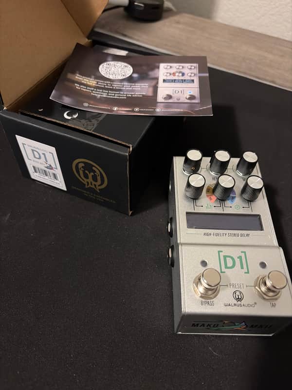 Walrus Audio Mako D1 MKII High-Fidelity Stereo Delay 2024 - Present - Silver image 1