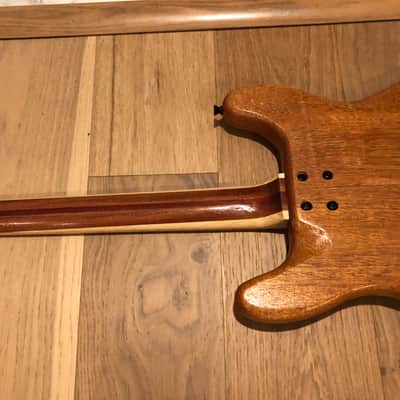 Custom built double cutaway flat top electric guitar with Tonerider humbucker pickups image 5