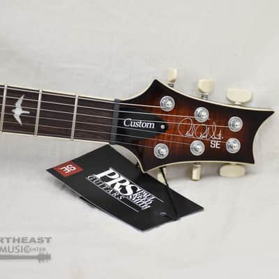 PRS SE Custom 24 Semi Hollow Piezo Orange Tiger Smokeburst (s/n: 0935) image 6
