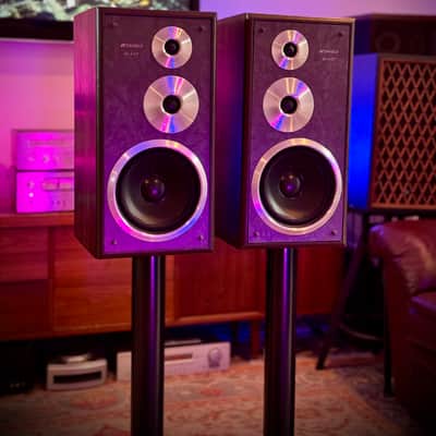 Sansui S-H7 Bookshelf 3-Way Speakers | Reverb