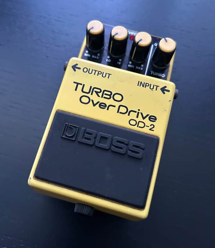 BOSS OD-2 Turbo OverDrive 1987 Vintage MIJ - Made in Japan Black Label image 1