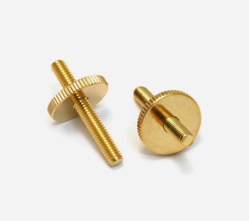 Allparts® Gold Metric ABR Tune-O-Matic Style Bridge Studs & Thumbwheels~M4-4mm~Brand New image 1