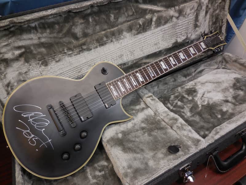ESP LTD EC-407 with Rosewood Fretboard 2012 - 2017 - Black Satin image 1