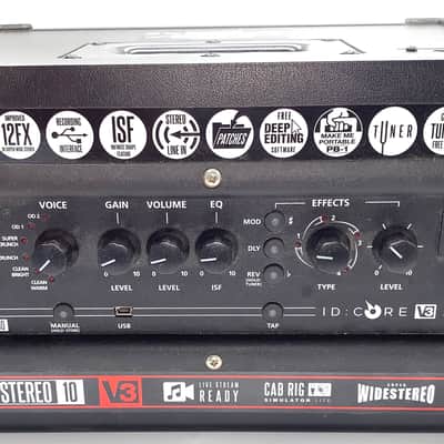 Blackstar ID:CORE V4 Stereo 10 10-Watt 2x3" Digital Modeling Guitar Combo 2024 - Present - Black image 3