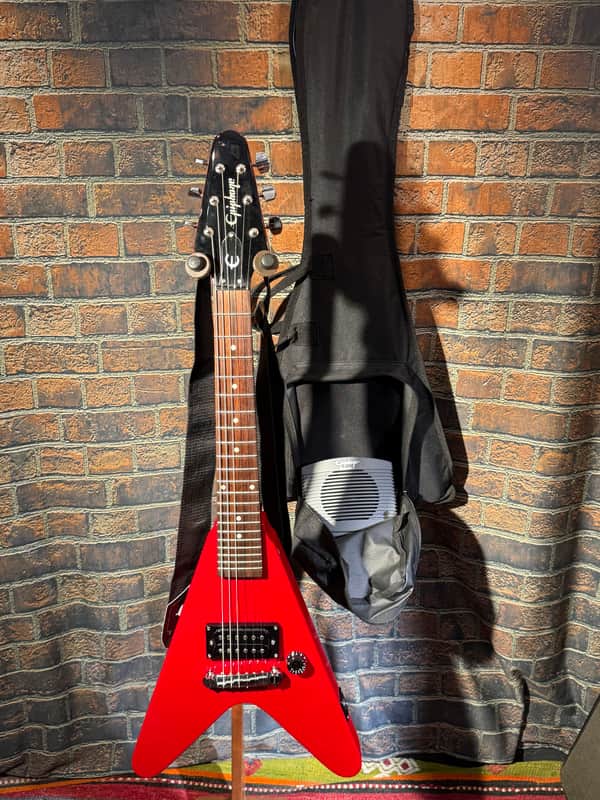 Epiphone Flying V, “Starter Pack” 2010’s  - Bright Red image 1
