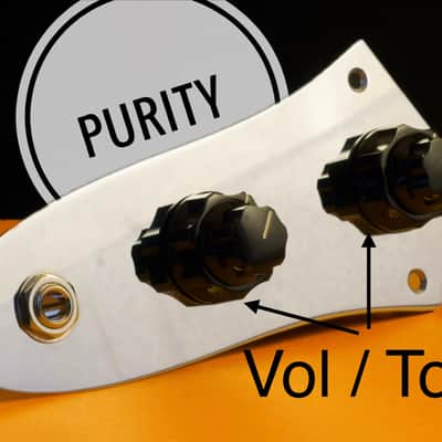 Purity. Fender 1960's Jazz Bass Wiring Harness and ControlPlate. image 1