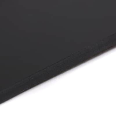 Brio Modern Style Back Plate Tremolo Cover 1 ply - US/Mexican Fender®Strat® Fit Matte Black image 2