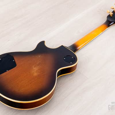 1977 Gibson Les Paul Custom Vintage Guitar Tobacco Sunburst w/ T Tops, Case image 13